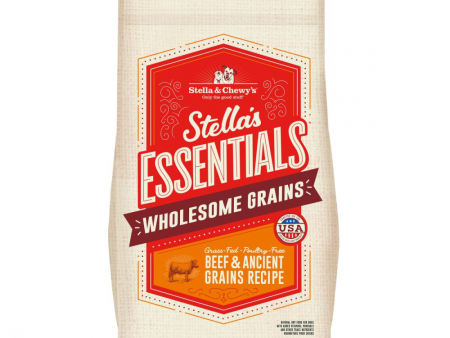 Stella & Chewy s Stella s Essentials Kibble Grass Fed Beef & Wholesome Grains Recipe Dry Dog Food Online Hot Sale