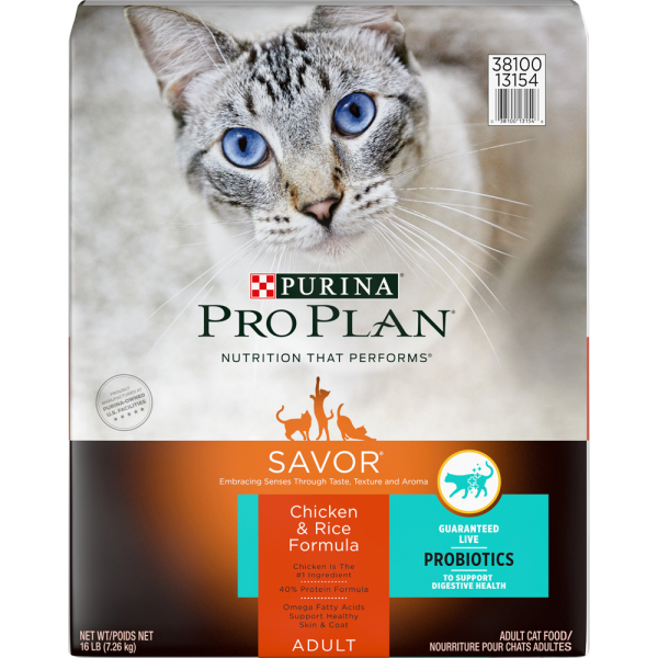 Purina Pro Plan Savor Chicken & Rice Formula Dry Cat Food Hot on Sale