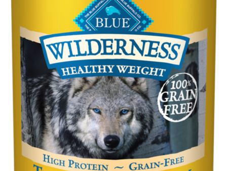 Blue Buffalo Wilderness Healthy Weight High-Protein Grain-Free Turkey & Chicken Grill Adult Canned Dog Food Fashion