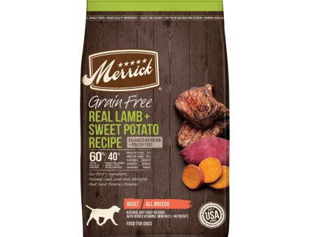 Merrick Grain Free Real Lamb & Sweet Potato Recipe Dry Dog Food on Sale