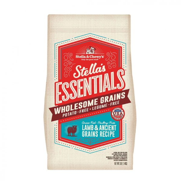 Stella & Chewy s Stella s Essentials Kibble Grass Fed Lamb with Wholesome Grains Recipe Dry Dog Food Online Hot Sale