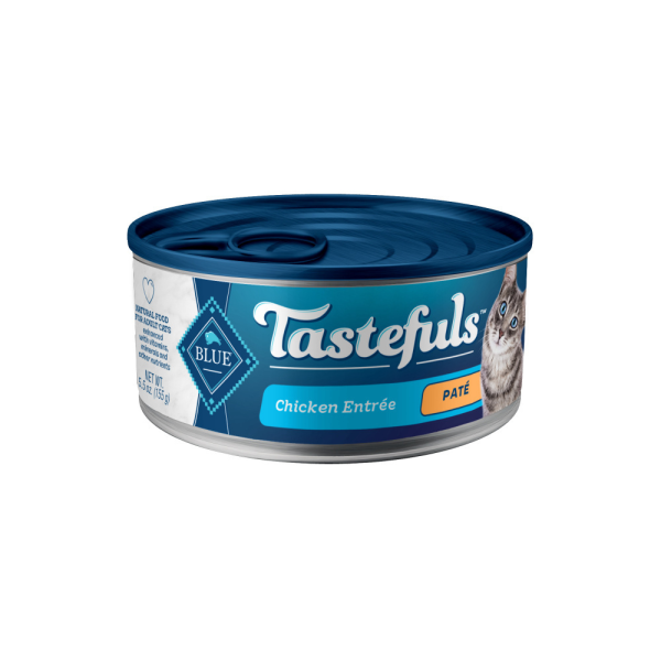 Blue Buffalo Tastefuls Adult Pate Chicken Entree Wet Cat Food Fashion