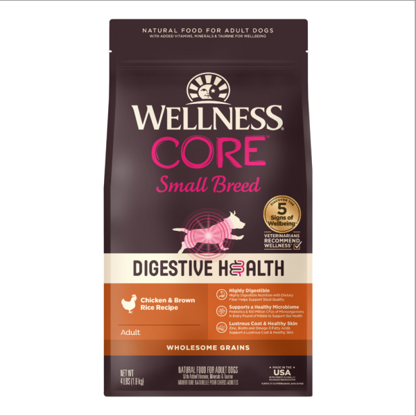 Wellness Core Digestive Health Chicken Recipe Small Breed Dry Dog Food Discount