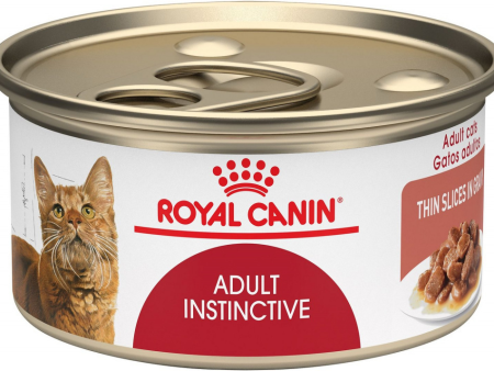 Royal Canin Adult Instinctive Thin Slices in Gravy Canned Cat Food Online Hot Sale