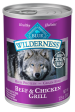 Blue Buffalo Wilderness High-Protein Grain-Free Beef & Chicken Grill Adult Canned Dog Food Online Sale