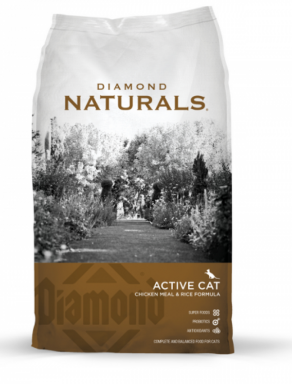 Diamond Naturals Active Cat Chicken Meal & Rice Formula Dry Cat Food on Sale