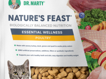 Dr. Marty Nature s Feast Essential Wellness  Poultry Freeze Dried Raw Cat Food For Sale