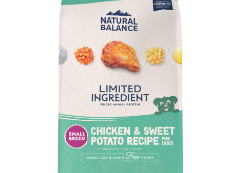 Natural Balance Limited Ingredient Grain Free Chicken & Sweet Potato Small Breed Recipe Dry Dog Food For Cheap