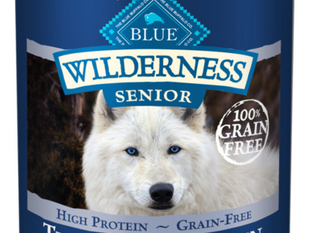 Blue Buffalo Wilderness High-Protein Grain-Free Turkey & Chicken Grill Senior Canned Dog Food Online Hot Sale