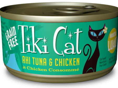 Tiki Cat Hookena Luau Grain Free Ahi Tuna And Chicken In Chicken Consomme Canned Cat Food on Sale