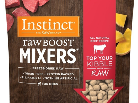 Instinct Raw Boost Mixers Grain Free Beef Formula Freeze Dried Dog Food Topper For Discount