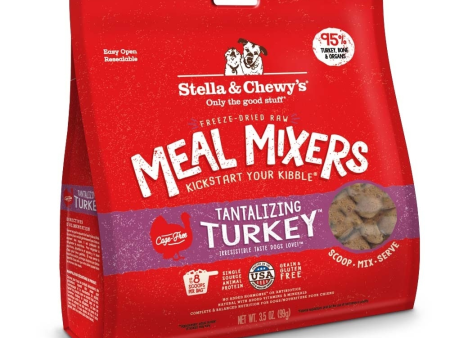 Stella & Chewy s Freeze Dried Raw Tantalizing Turkey Meal Mixers Grain Free Dog Food Topper Discount