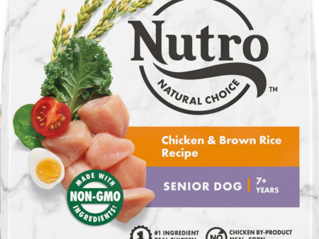 Nutro Wholesome Essentials Senior Chicken, Whole Brown Rice and Sweet Potato Formula Dry Dog Food For Discount