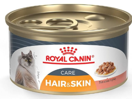 Royal Canin Hair and Skin Thin Slices in Gravy Canned Cat Food Cheap