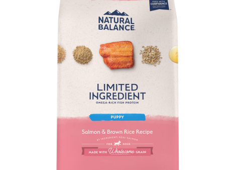 Natural Balance Limited Ingredient Salmon & Brown Rice Puppy Recipe Dry Dog Food Supply