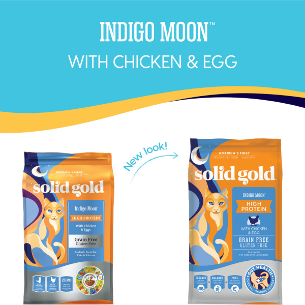 Solid Gold Indigo Moon with Chicken & Eggs Dry Cat Food Fashion