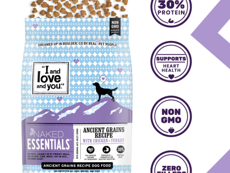 I and Love and You Naked Essentials Ancient Grain Chicken & Turkey Recipe Dry Dog Food Cheap