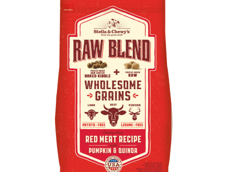 Stella & Chewy s Raw Blend Kibble With Wholesome Grains Red Meat Recipe Dry Dog Food Fashion