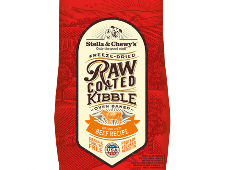 Stella & Chewy s Raw Coated Kibble Grass Fed Beef Recipe Dry Dog Food Online Sale