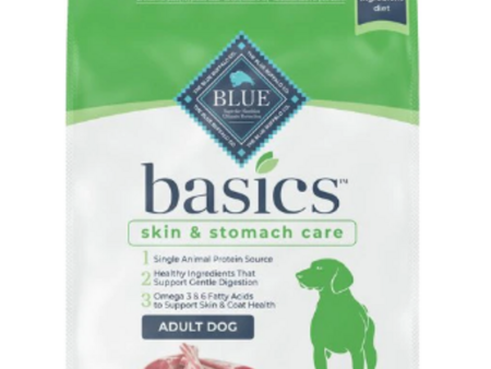 Blue Buffalo Basics Adult Skin & Stomach Care Grain-Free Lamb & Potato Recipe Dry Dog Food Online now