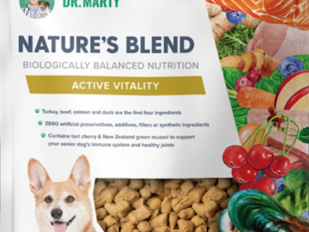 Dr. Marty Nature s Blend for Active Vitality Seniors Freeze Dried Raw Dog Food Supply