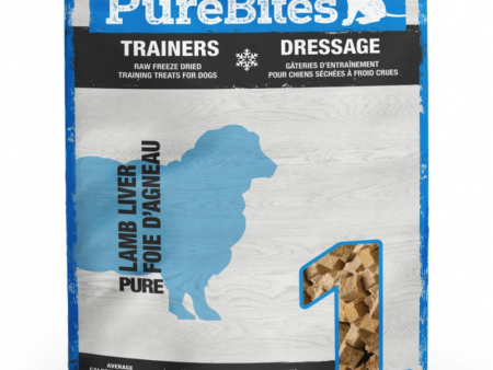 PureBites Mini PureBites Trainers RAW Freeze Dried Lamb Liver Dog Treats Hot on Sale