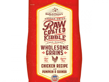 Stella & Chewy s Raw Coated Kibble With Wholesome Grains Cage Free Chicken, Pumpkin & Quinoa Recipe Dry Dog Food Sale