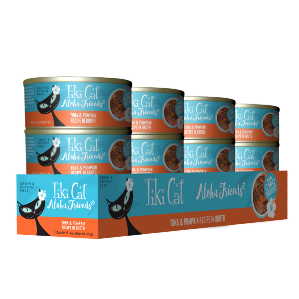 Tiki Cat Aloha Friends Grain Free Tuna with Pumpkin Canned Cat Food Cheap