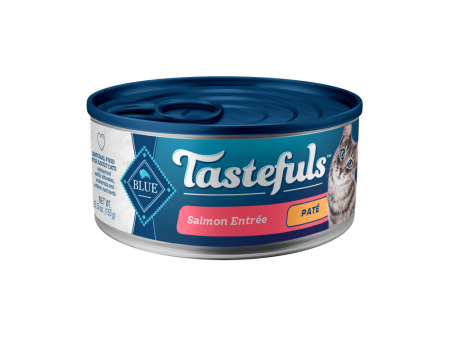 Blue Buffalo Tastefuls Adult Pate Salmon Entree Wet Cat Food For Sale