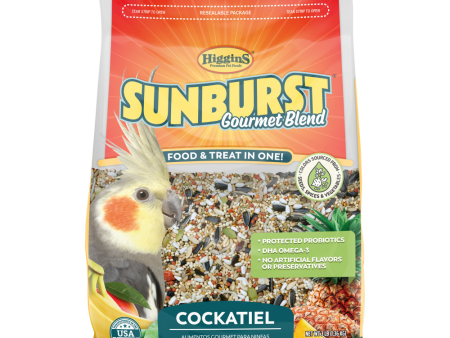 Higgins Sunburst Gourmet Blend Cockatiel Food Online now