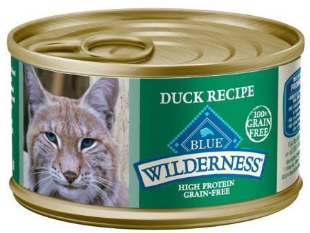 Blue Buffalo Wilderness High-Protein Grain-Free Adult Duck Recipe Canned Cat Food For Cheap