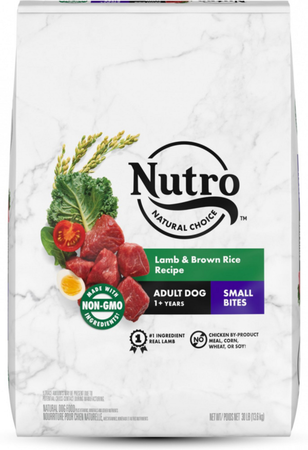 Nutro Wholesome Essentials Small Bites Adult Pasture-Fed Lamb & Rice Dry Dog Food Online Sale