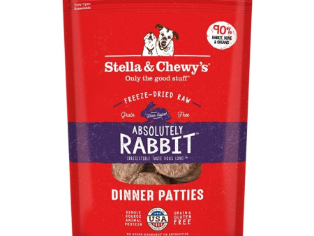 Stella & Chewy s Absolutely Rabbit Grain Free Dinner Patties Freeze Dried Raw Dog Food Online