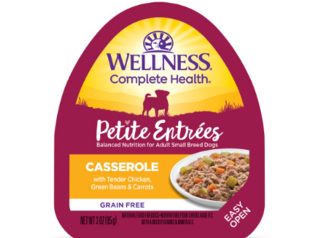 Wellness Petite Entrees Casserole Grain Free Natural Tender Chicken Recipe Wet Dog Food on Sale