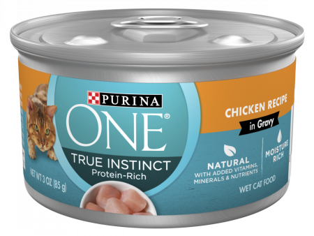 Purina ONE Chicken Cuts in Gravy Canned Cat Food on Sale