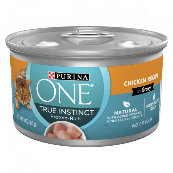 Purina ONE Chicken Cuts in Gravy Canned Cat Food on Sale