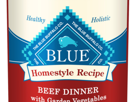 Blue Buffalo Homestyle Recipe Adult Beef Dinner with Garden Vegetables Canned Dog Food Sale