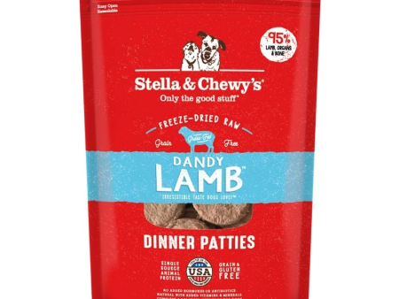 Stella & Chewy s Dandy Lamb Grain Free Dinner Patties Freeze Dried Raw Dog Food Discount