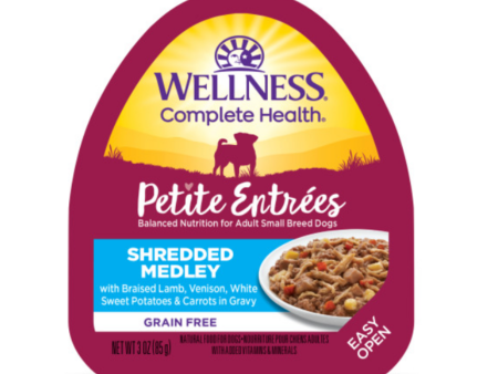 Wellness Petite Entrees Shredded Medley With Braised Lamb, Venison, White Sweet Potatoes & Carrots Online now