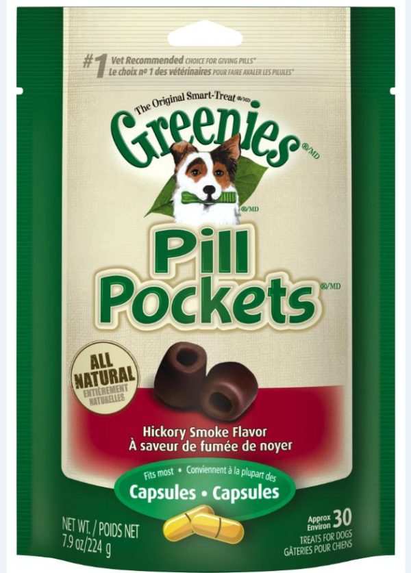 Greenies Pill Pockets Canine Hickory Smoke Flavor Dog Treats For Cheap