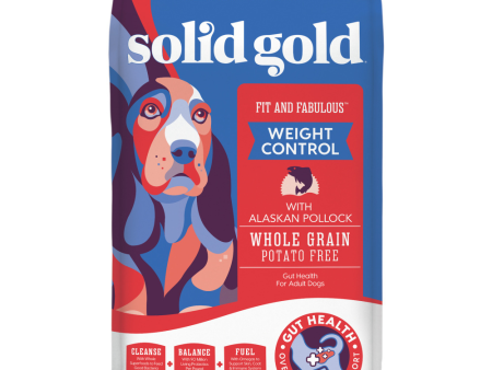 Solid Gold Fit & Fabulous Adult Low Fat & Low Calorie with Fresh Caught Alaskan Pollock Dry Dog Food Hot on Sale