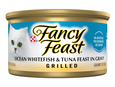 Fancy Feast Classic Ocean Whitefish and Tuna Canned Cat Food Online now