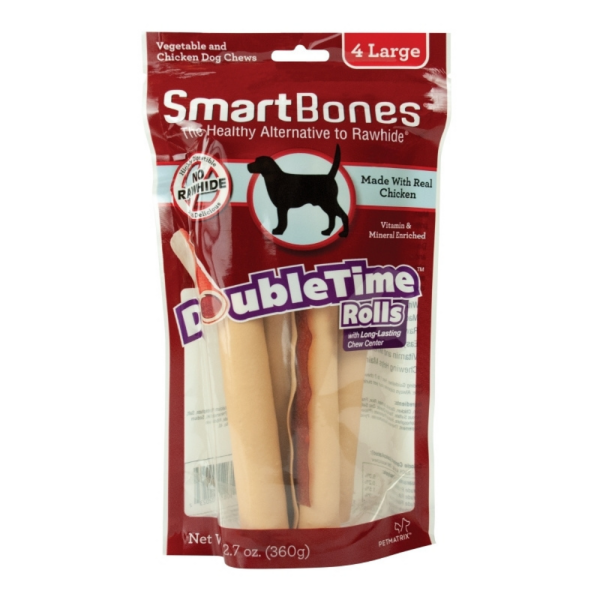 SmartBones DoubleTime Rolls Chicken Dog Treat For Discount