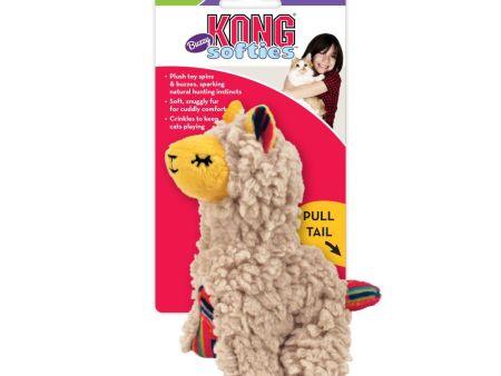 KONG Softies Buzzy Llama Cat Toy Online Hot Sale