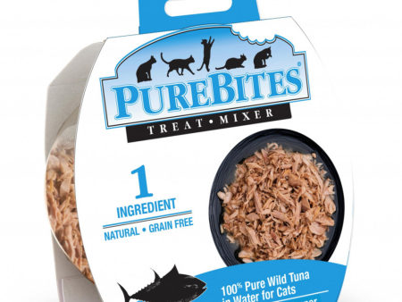 PureBites Mixer Wild Skipjack Tuna in Water Cat Food Topper Treat on Sale