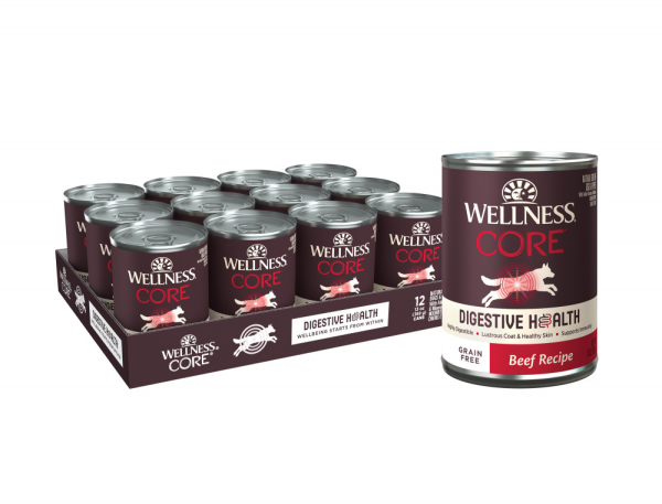 Wellness Core Digestive Health Grain Free Beef Recipe Canned Dog Food For Cheap