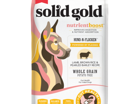 Solid Gold NutrientBoost Hund-N-Flocken with Lamb, Brown Rice & Pearled Barley Dry Dog Food Online Sale