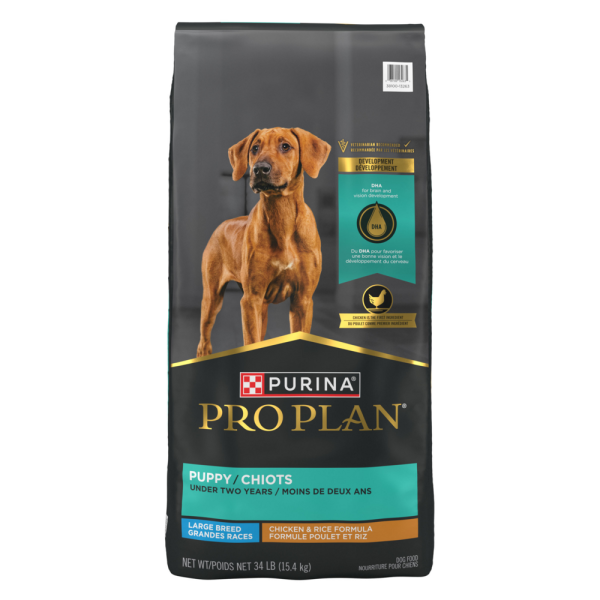 Purina Pro Plan Puppy Large Breed Chicken & Rice Formula Supply