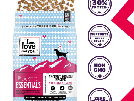 I and Love and You Naked Essentials Ancient Grains Beef & Lamb Recipe Dry Dog Food Discount