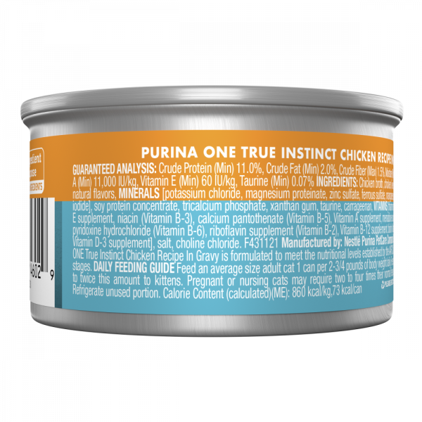 Purina ONE Chicken Cuts in Gravy Canned Cat Food on Sale